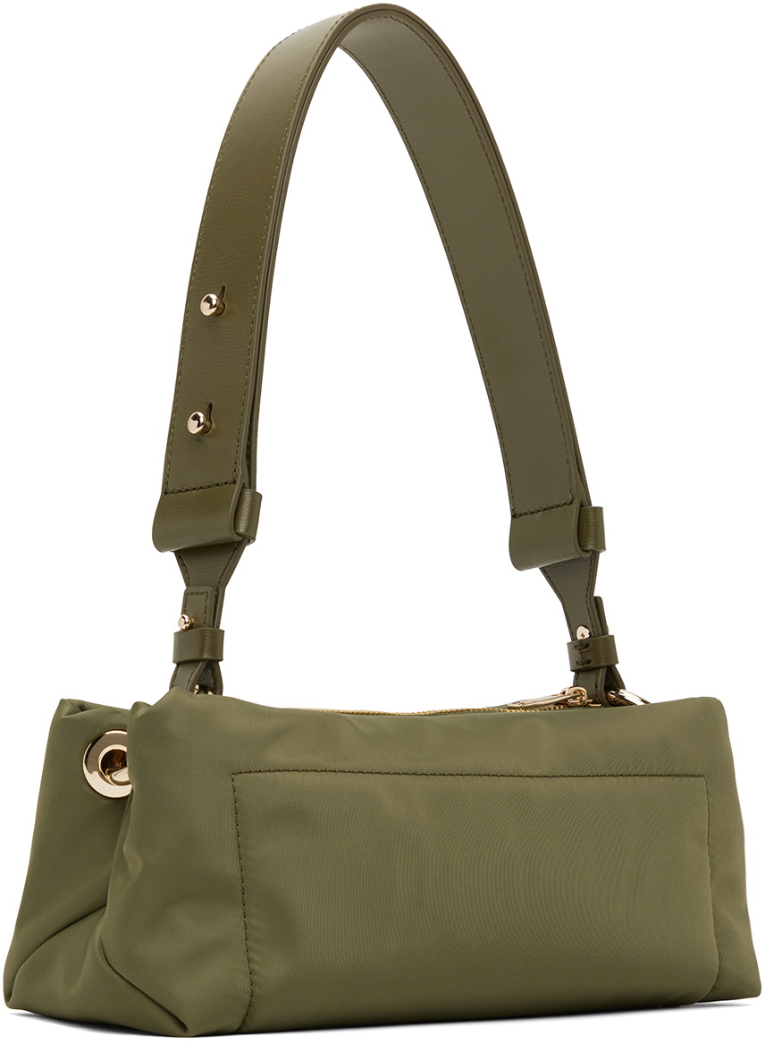 GANNI Khaki Pillow Baguette Bag GANNI