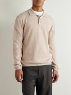The Row - Almot Brushed-Cotton Polo Shirt - Neutrals
