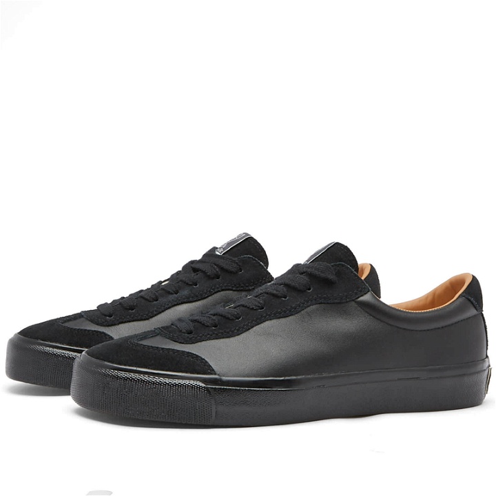 Photo: Last Resort AB Men's VM004 - Milic Leather/Suede Lo Sneakers in Duo Black And Black