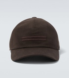 Zegna Embroidered cotton baseball cap