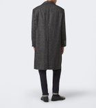 Brunello Cucinelli Herringbone wool and alpaca-blend coat