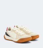 Moncler Moncler City Trek suede-trimmed sneakers