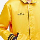 Polo Ralph Lauren Men's Reversible Varsity Jacket in Ink/Basic Gold
