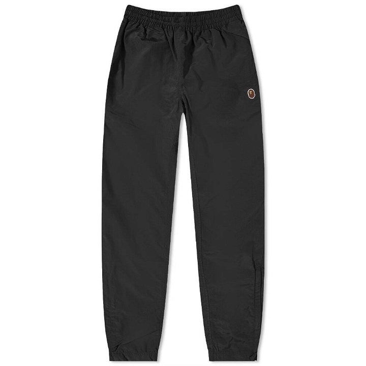 Photo: A Bathing Ape Men's One Point Track Pant in Black