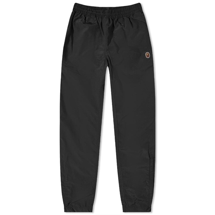 Photo: A Bathing Ape Men's One Point Track Pant in Black