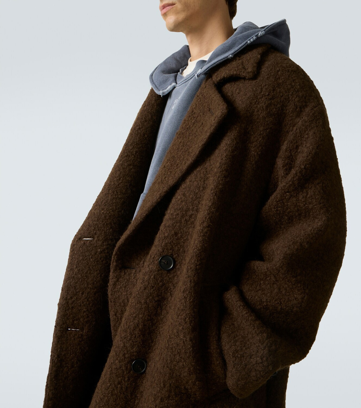 A.Presse Double-breasted wool-blend coat A.PRESSE