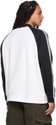 adidas Originals White & Black SST Track Jacket