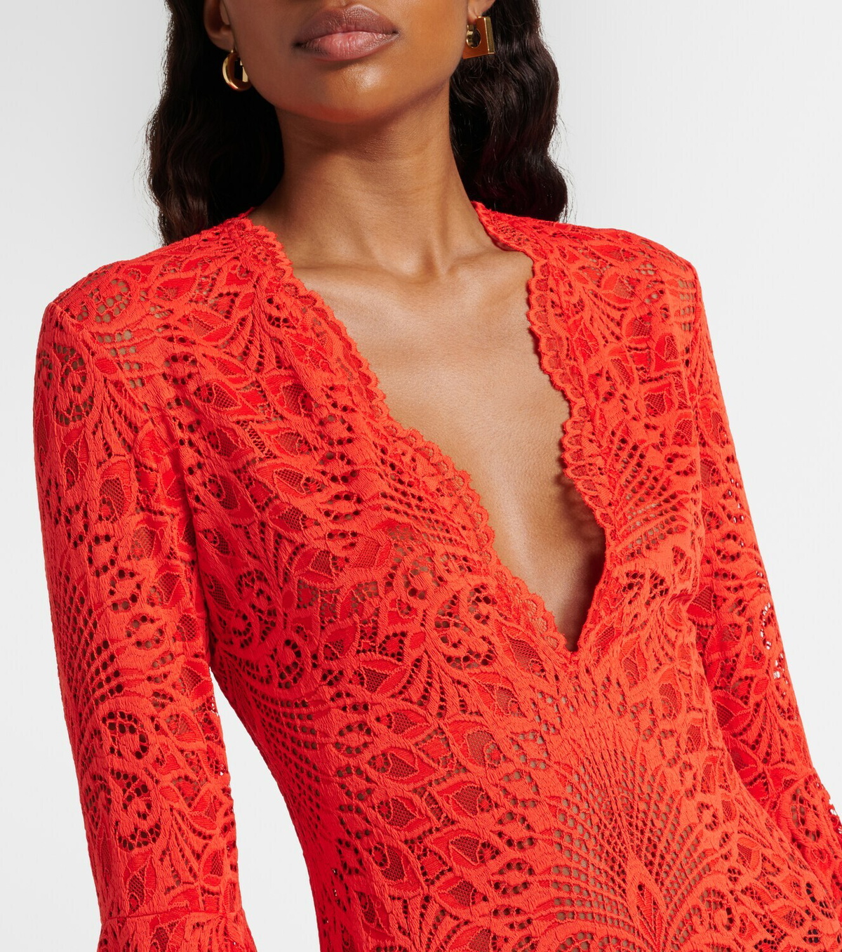 Alexandra Miro Kara lace beach dress