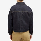 Uniform Bridge Men's Type-1 Denim Trucker Jacket in One Washed