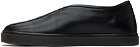 LEMAIRE Black Piped Sneakers