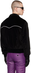 Ernest W. Baker Black Piping Track Jacket