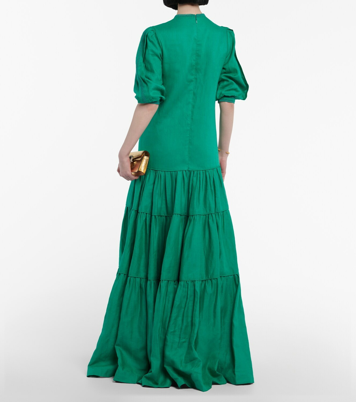 slim fit dress slacks Costarellos - Lissie Silk Velvet Gown main image 0
