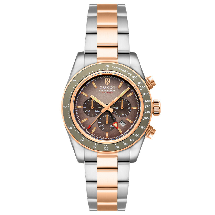 Duxot Vitesse Chronograph Quartz Grey Dial Mens Watch DX-2072-55