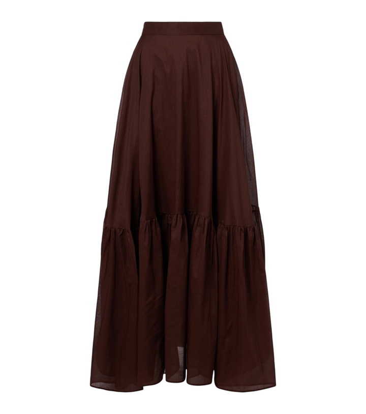 Photo: Plan C Cotton organza maxi skirt