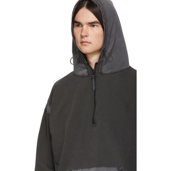 Robert Geller Black The Dhaka Zipper Hoodie
