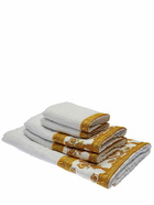 VERSACE - Set Of 5 Barocco & Robe Cotton Towels