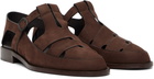 HEREU Brown Besso Nubuck Sandals