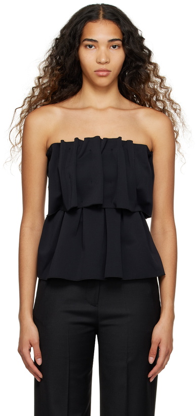 Photo: House of Dagmar Black Sculpted Blouse