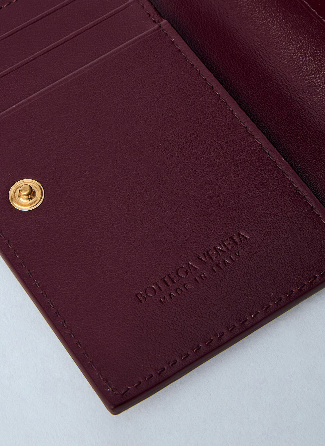 Bottega Veneta Small Intrecciato Bi-Fold Wallet