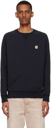 Maison Kitsuné Black Cotton Sweatshirt