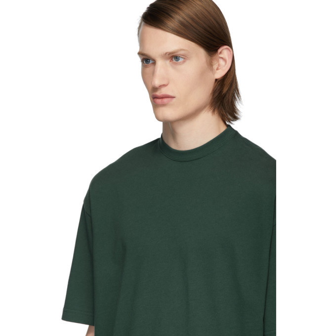 Balenciaga Green Logo Regular T-Shirt