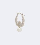 Simone Rocha Faux pearl hoop earrings