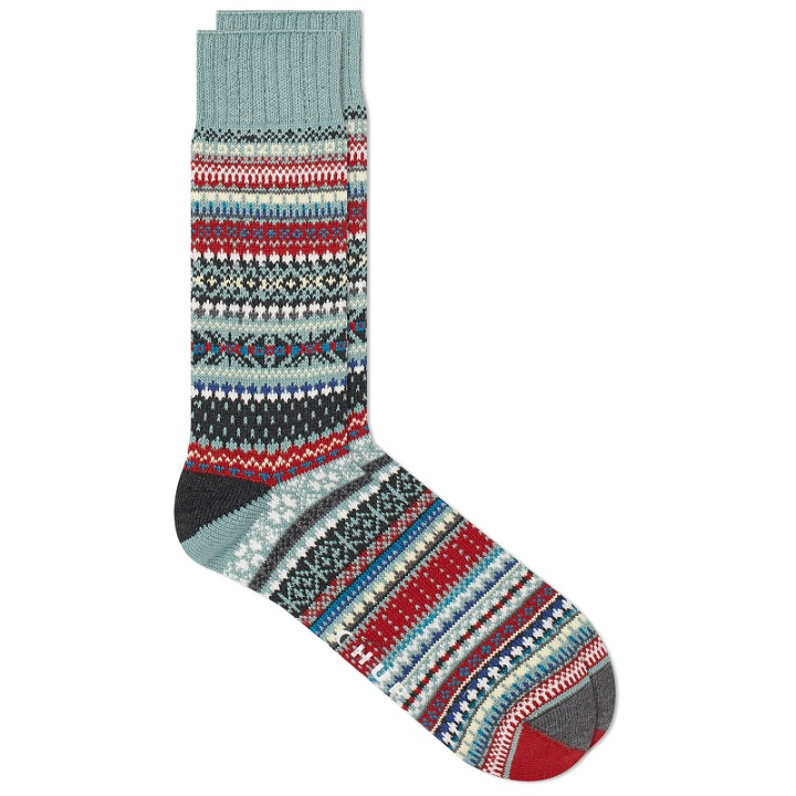 Photo: CHUP by Glen Clyde Company Snow Drop Sock in Mint