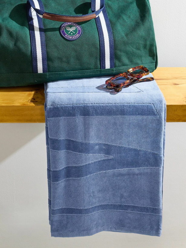 Photo: Vilebrequin - Logo-Jacquard Organic Cotton-Terry Beach Towel