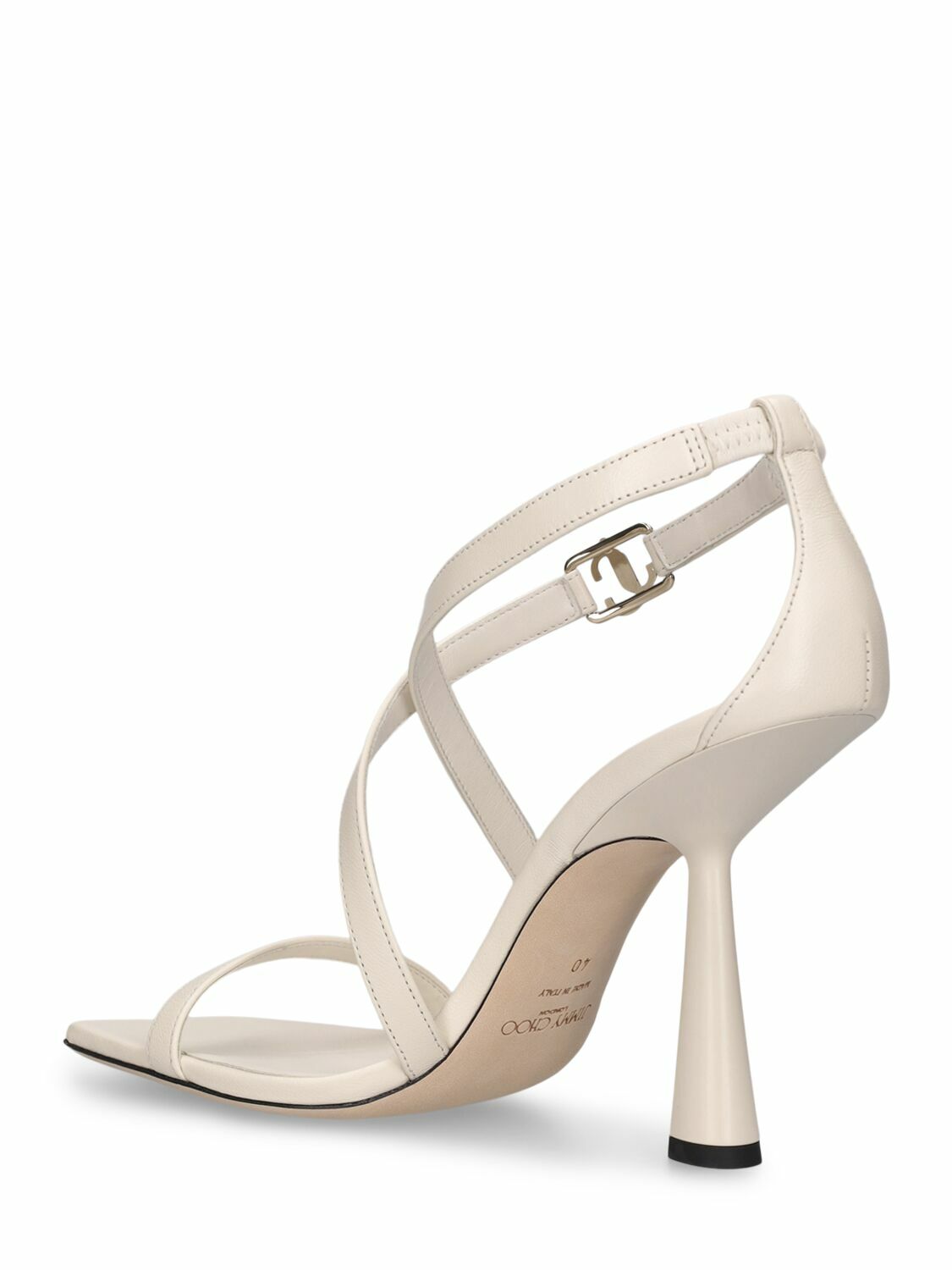 JIMMY CHOO 100mm Jessica Leather Sandals Jimmy Choo