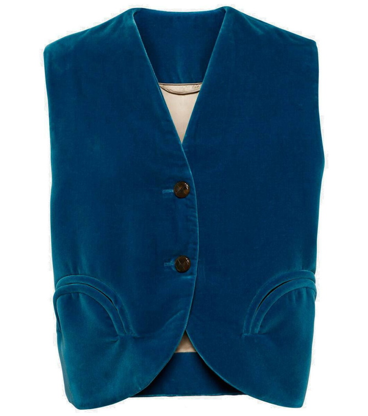 Photo: Blazé Milano Gliss cotton velvet vest