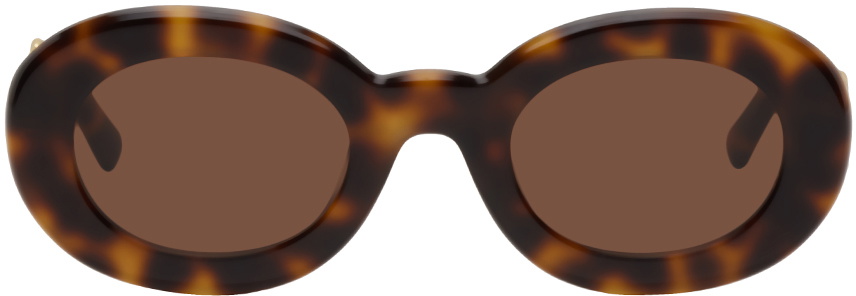 JACQUEMUS tortoise sunglasses?️ Jacquemus The Ovalo Sunglasses Tortoiseshell - Laneway Boutique main image 2