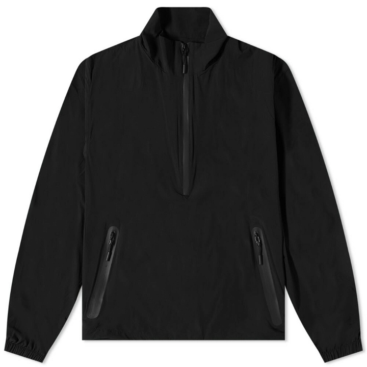 Photo: MKI Men's Lightweight Shell Quarter Zip Jacket in Black