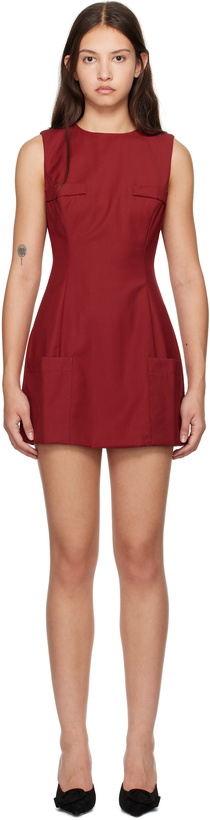 Photo: GUIZIO Red Rowan Minidress