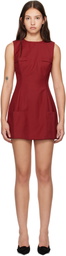 GUIZIO Red Rowan Minidress