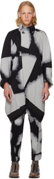 Homme Plissé Issey Miyake Black Lantern Coat