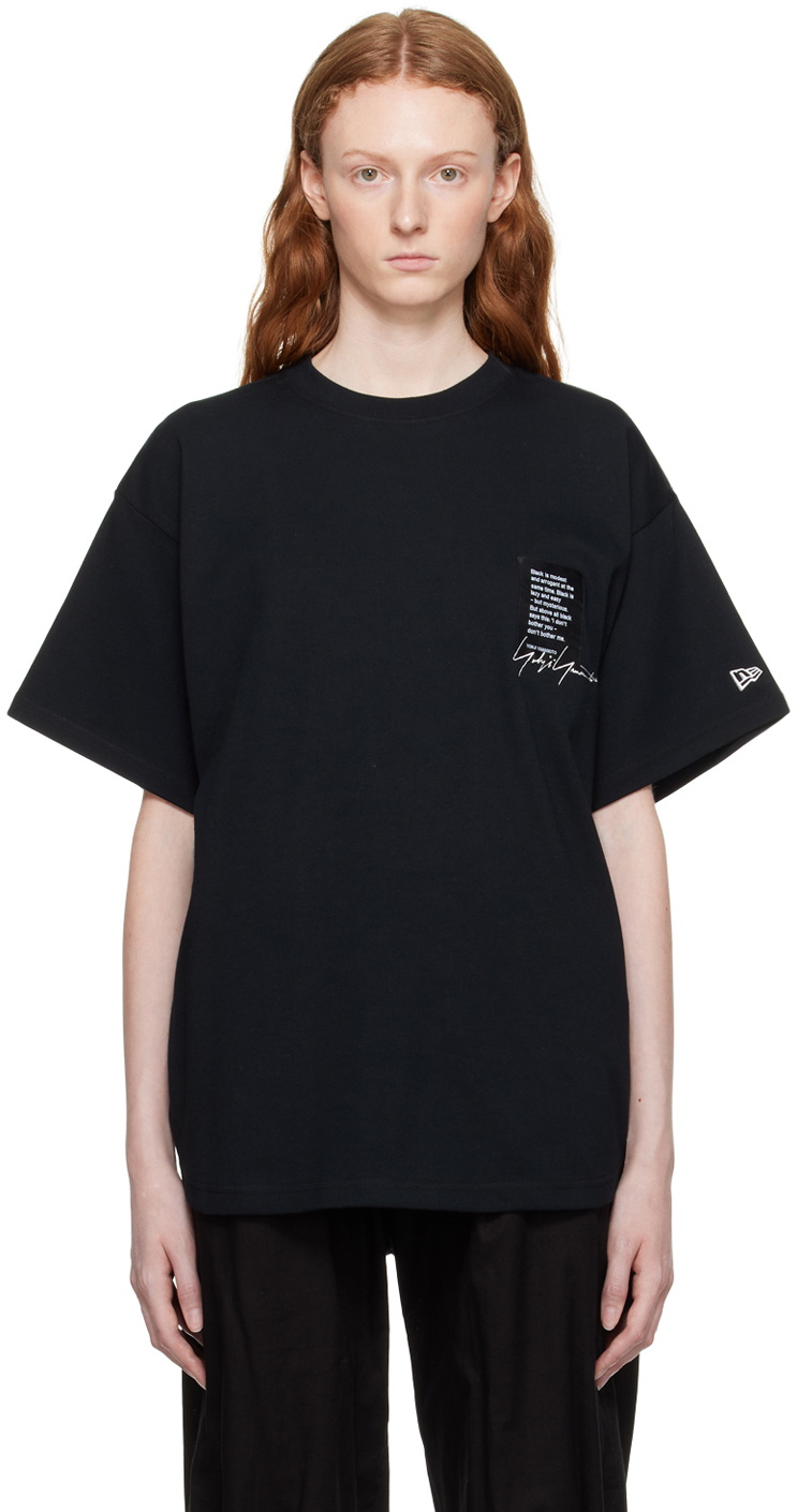 Yohji Yamamoto Black New Era Edition Oversized Performance T-Shirt ...