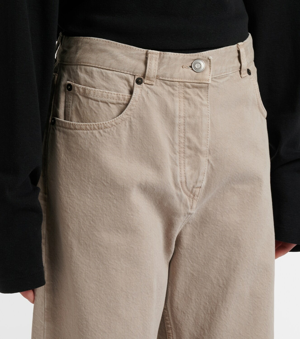 The Row Finbar wide-leg jeans