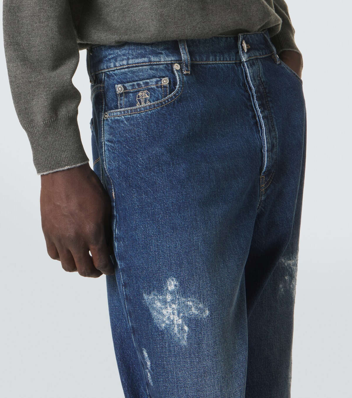 Brunello Cucinelli Mid-rise straight jeans