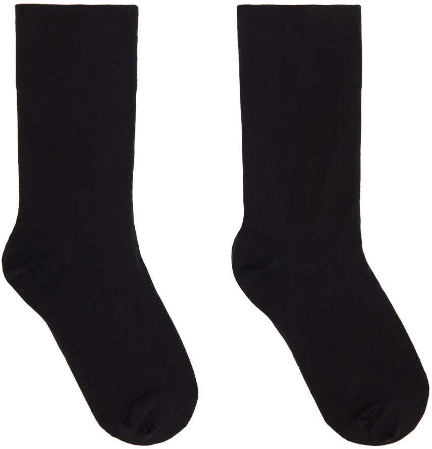 Wolford Black Velvet Socks