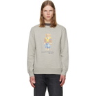 Polo Ralph Lauren Gray Polo Bear Fleece Sweatshirt