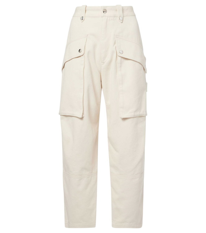 Photo: Marant Etoile Jannick low-rise cotton cargo pants