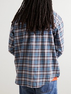 Carhartt WIP - Yuma Checked Cotton-Flannel Shirt - Blue