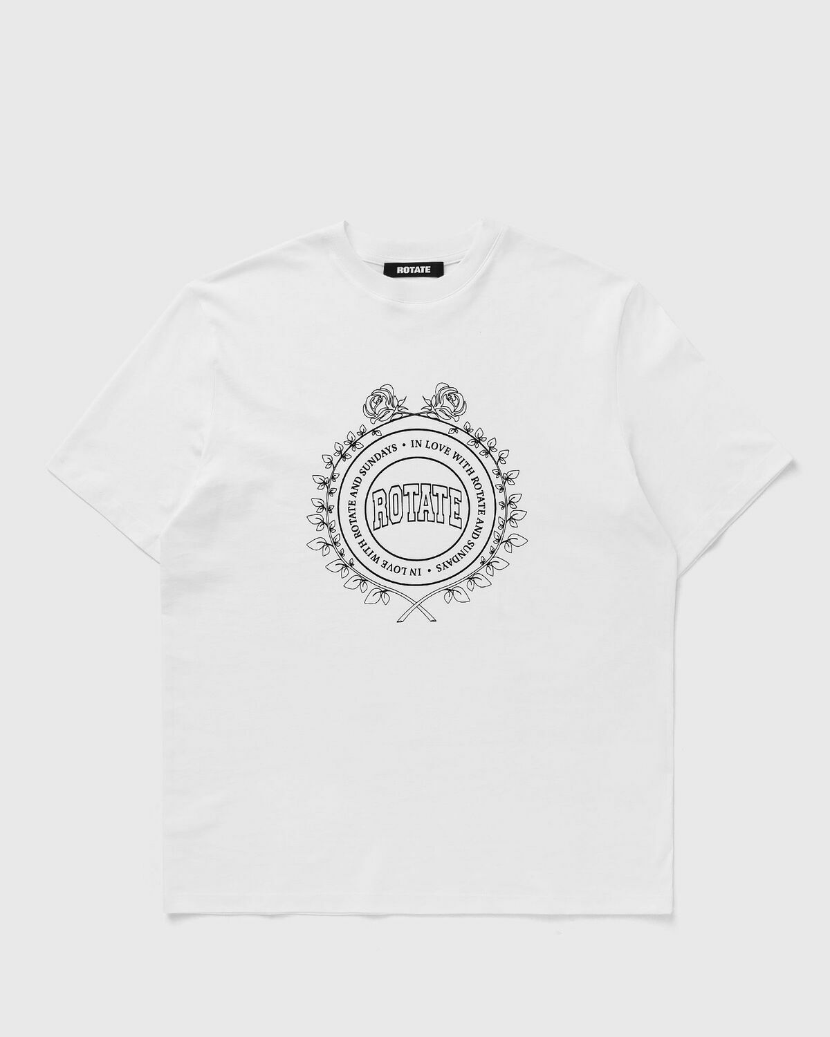 ROTATE Birger Christensen OVERSIZED TEE White Womens Shortsleefe