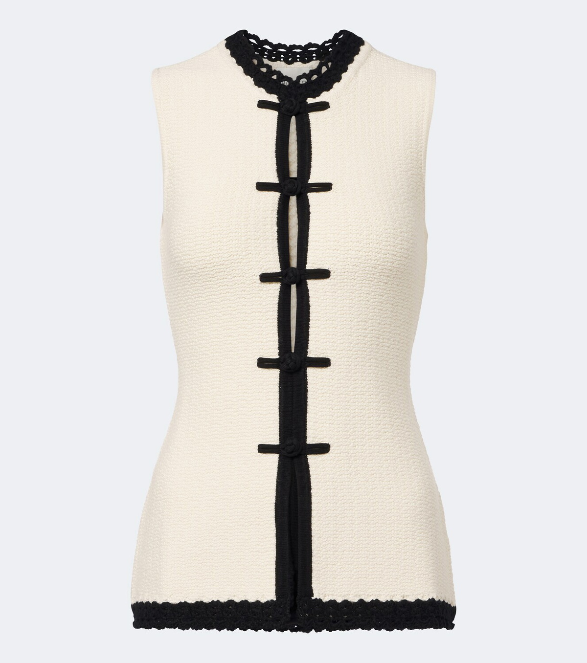 Posse Hattie crochet-trimmed top