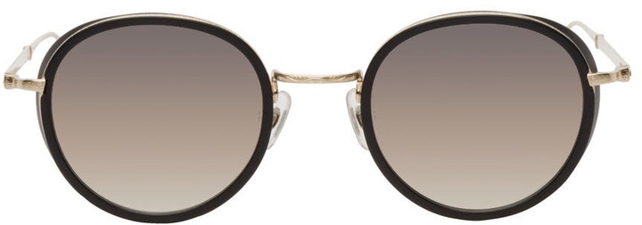 Photo: Matsuda Black & Gold M3063 Sunglasses