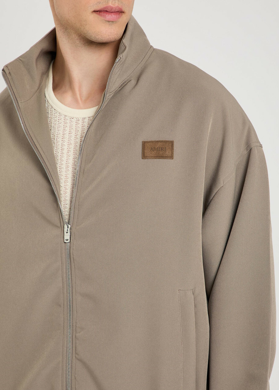 Amiri Logo-appliquéd Cady Track Jacket Sand