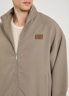 Amiri Logo-appliquéd Cady Track Jacket Sand