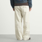 Human Made Men's Double Pleated Wide Chino Pants in White