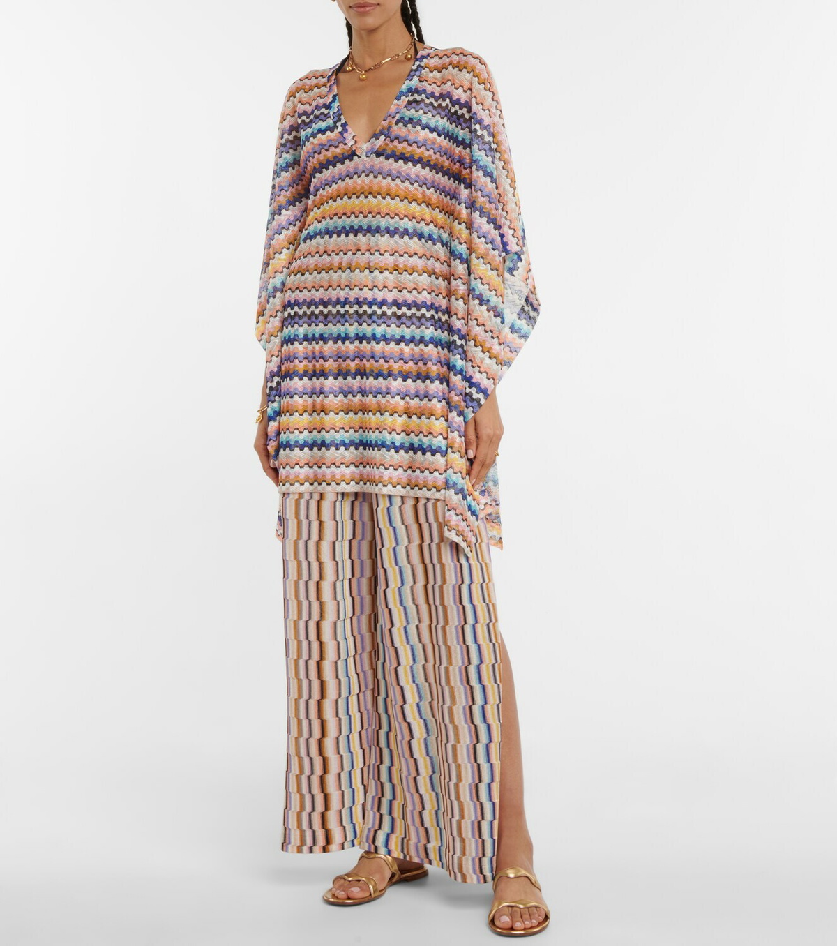 Missoni Mare Zig-zag knit kaftan Missoni Mare