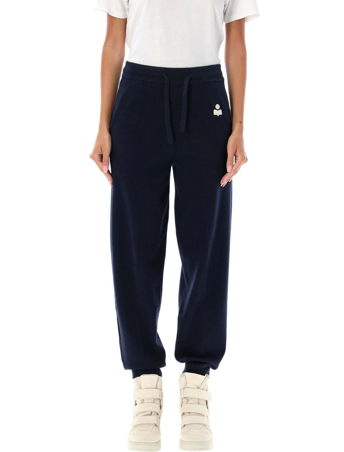 【Marant Etoile】 Seridaストレートパンツ SERIDA PANTS Woman black | ISABEL MARANT Official online store